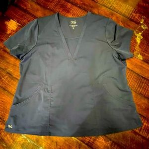 NRG by Barco - Scrub Top - Navy